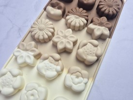 Moldes silicona 15 flores 